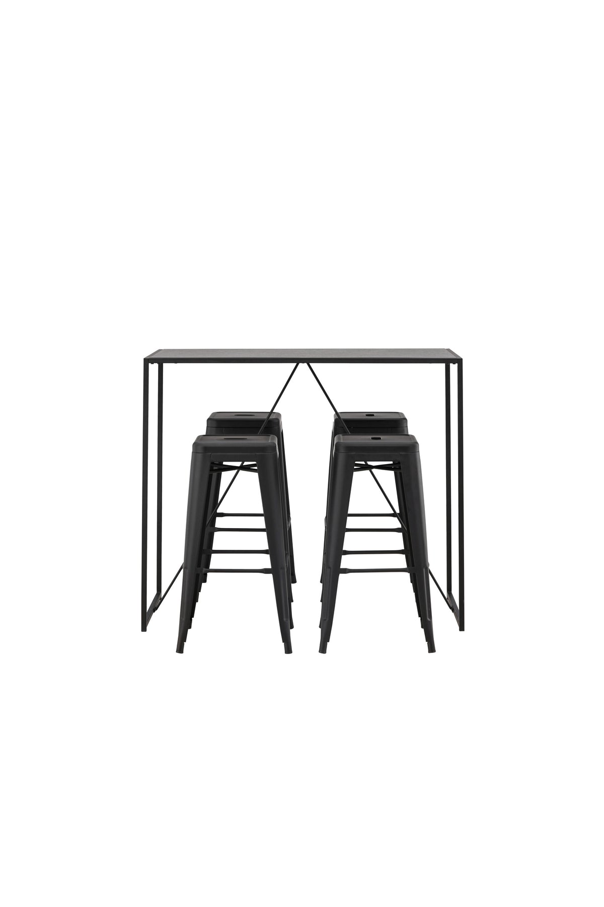 Brea Matbord med Tempe Stolarna – Bord: 105x120x60 Stol: 43x76x43