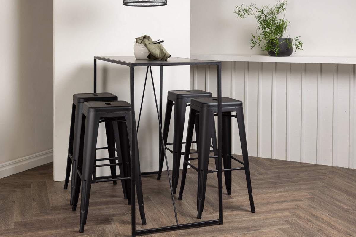 Brea Matbord med Tempe Stolarna – Bord: 105x120x60 Stol: 43x76x43