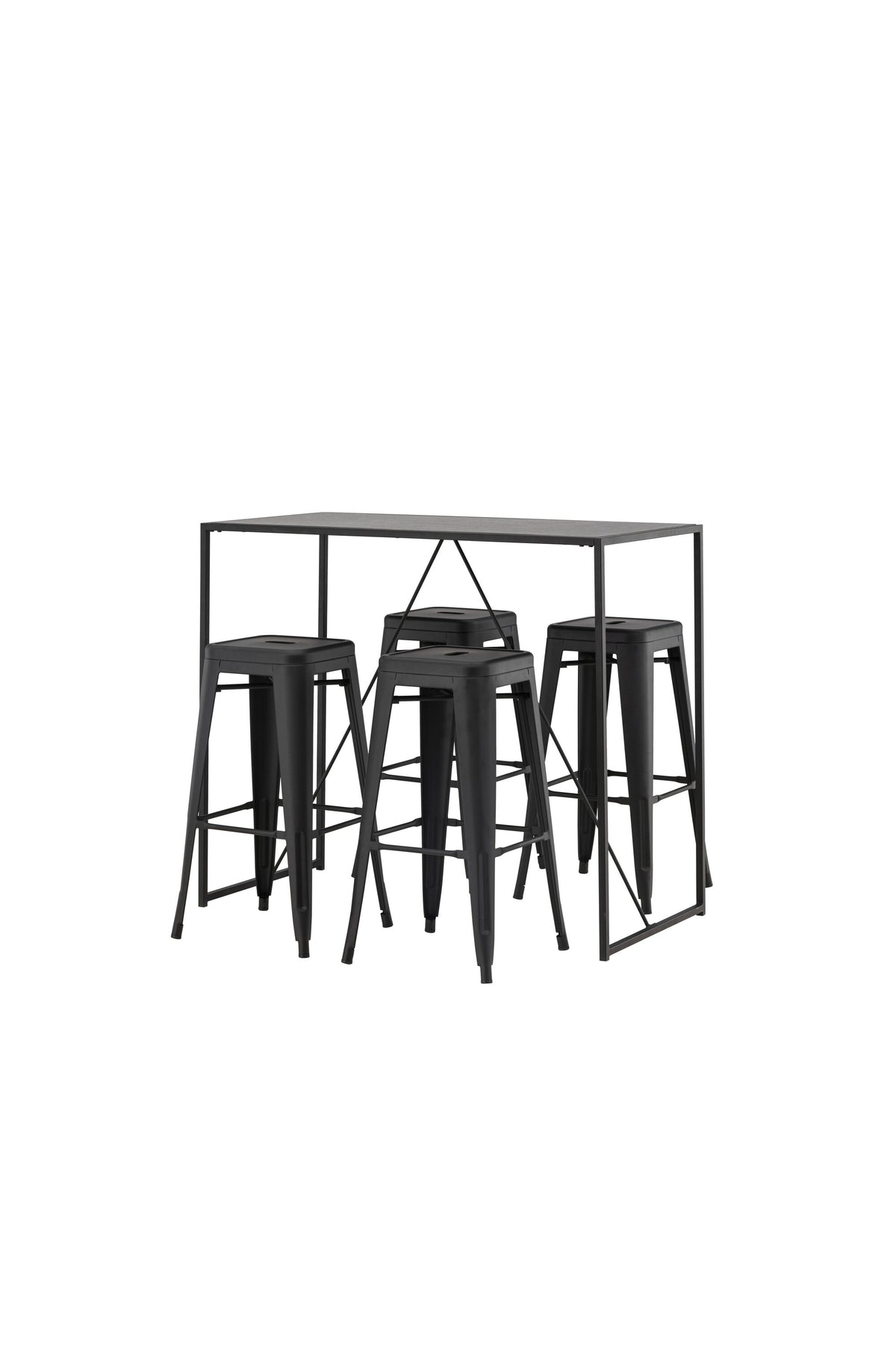 Brea Matbord med Tempe Stolarna – Bord: 105x120x60 Stol: 43x76x43