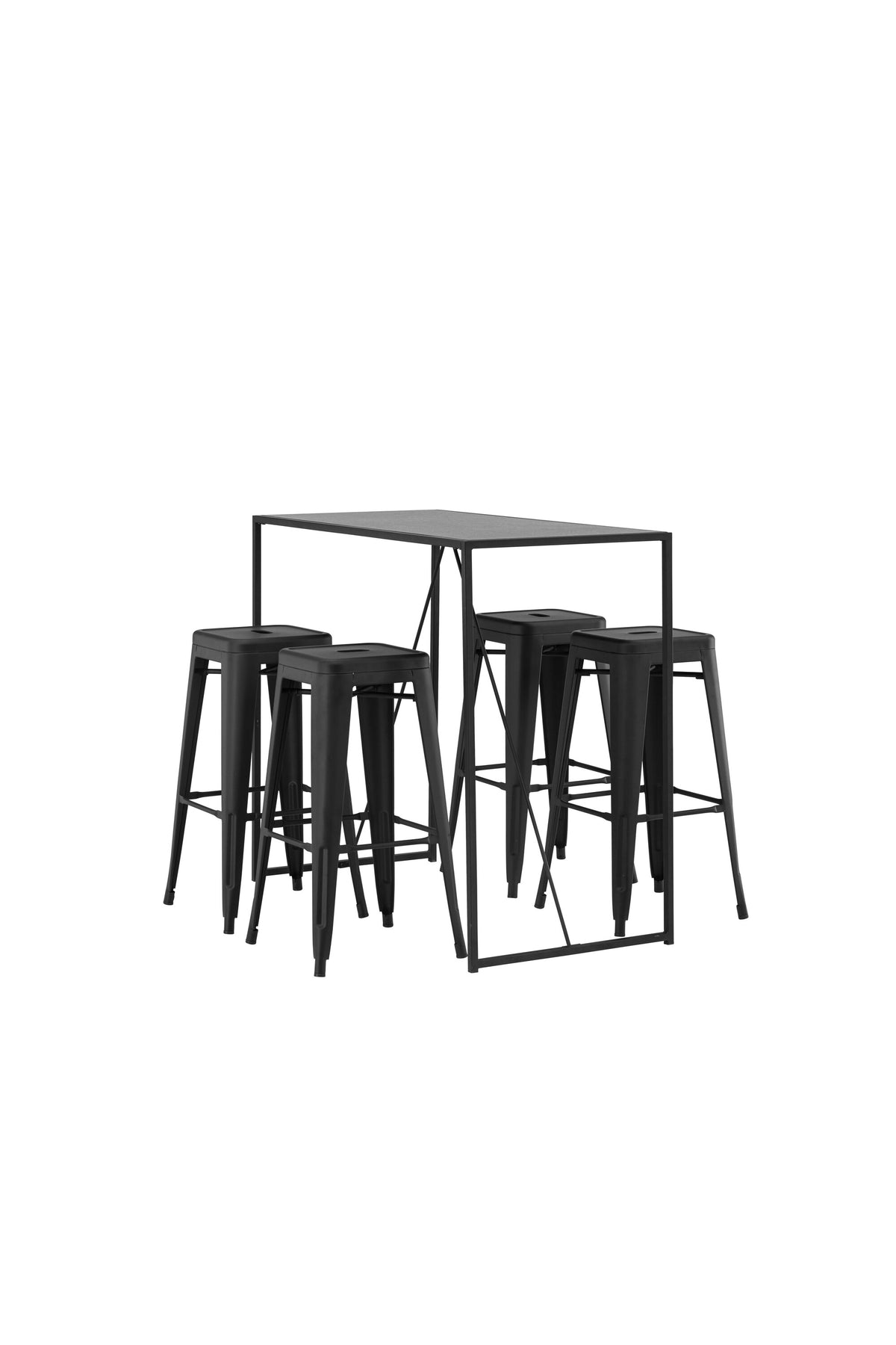 Brea Matbord med Tempe Stolarna – Bord: 105x120x60 Stol: 43x76x43