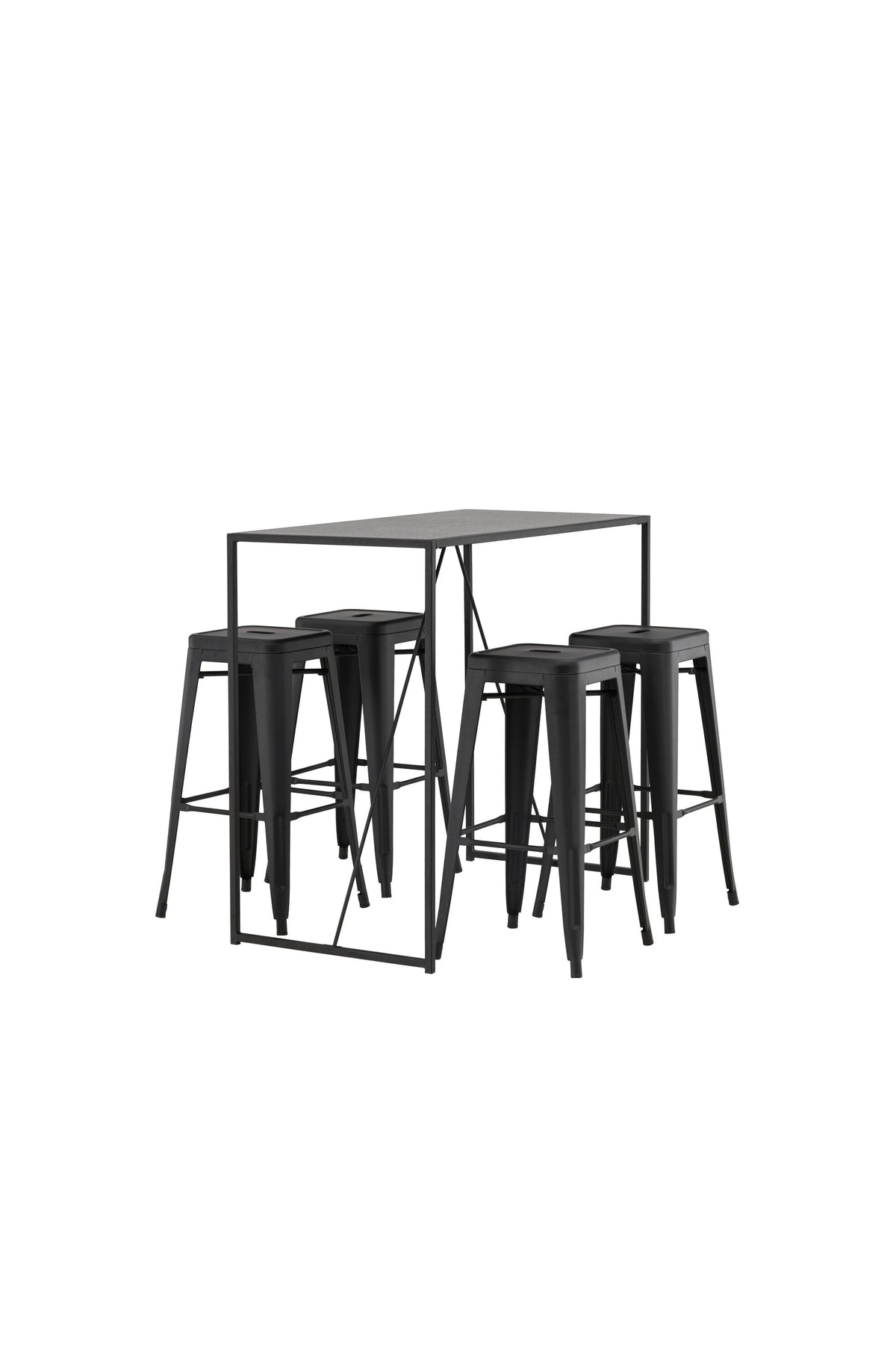 Brea Matbord med Tempe Stolarna – Bord: 105x120x60 Stol: 43x76x43