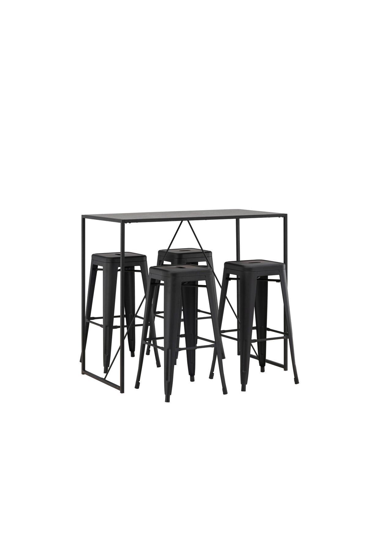Brea Matbord med Tempe Stolarna – Bord: 105x120x60 Stol: 43x76x43