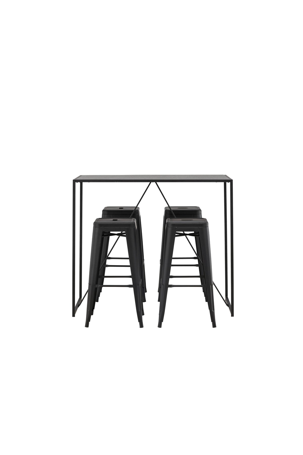 Brea Matbord med Tempe Stolarna – Bord: 105x120x60 Stol: 43x76x43
