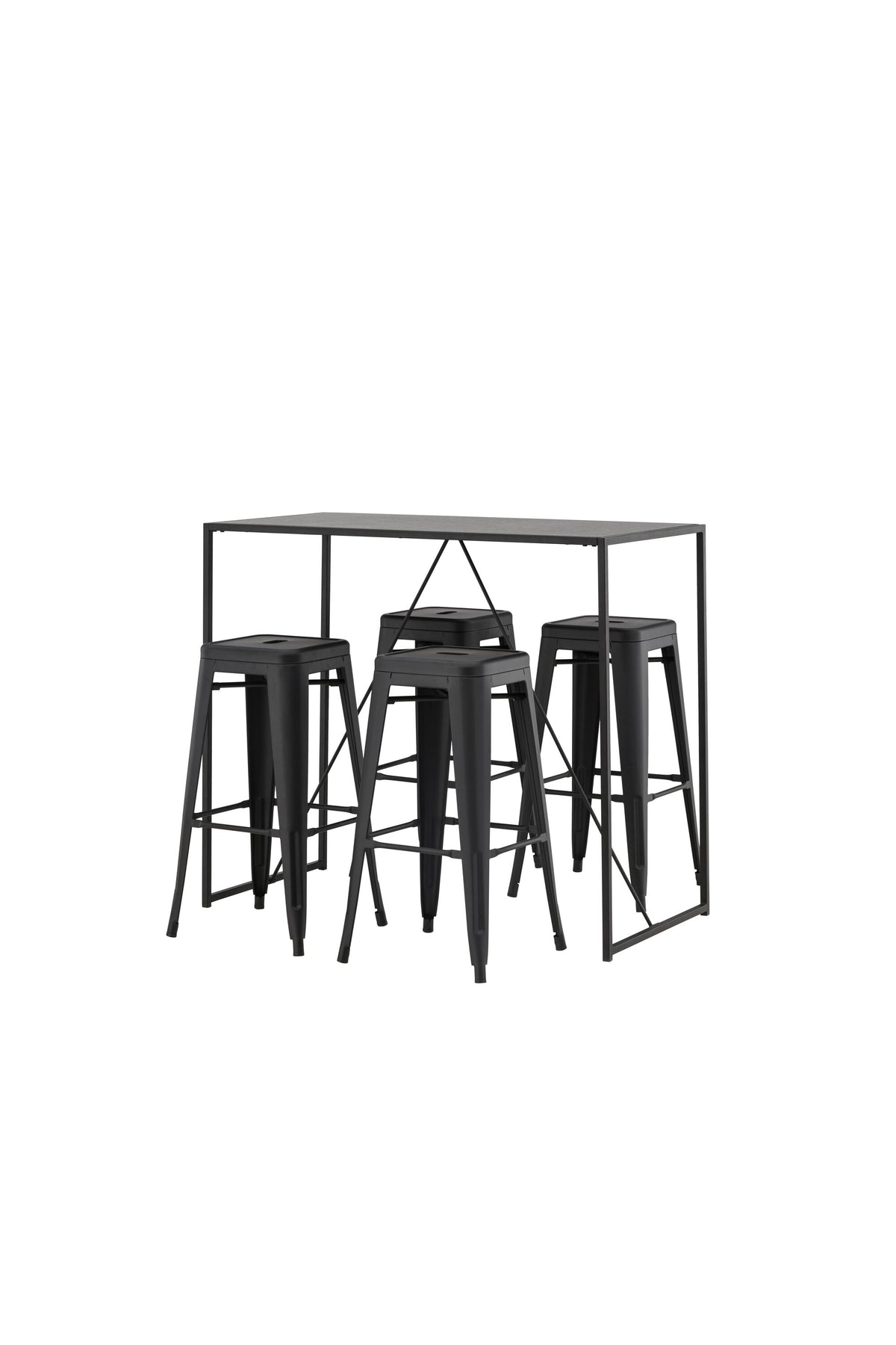 Brea Matbord med Tempe Stolarna – Bord: 105x120x60 Stol: 43x76x43