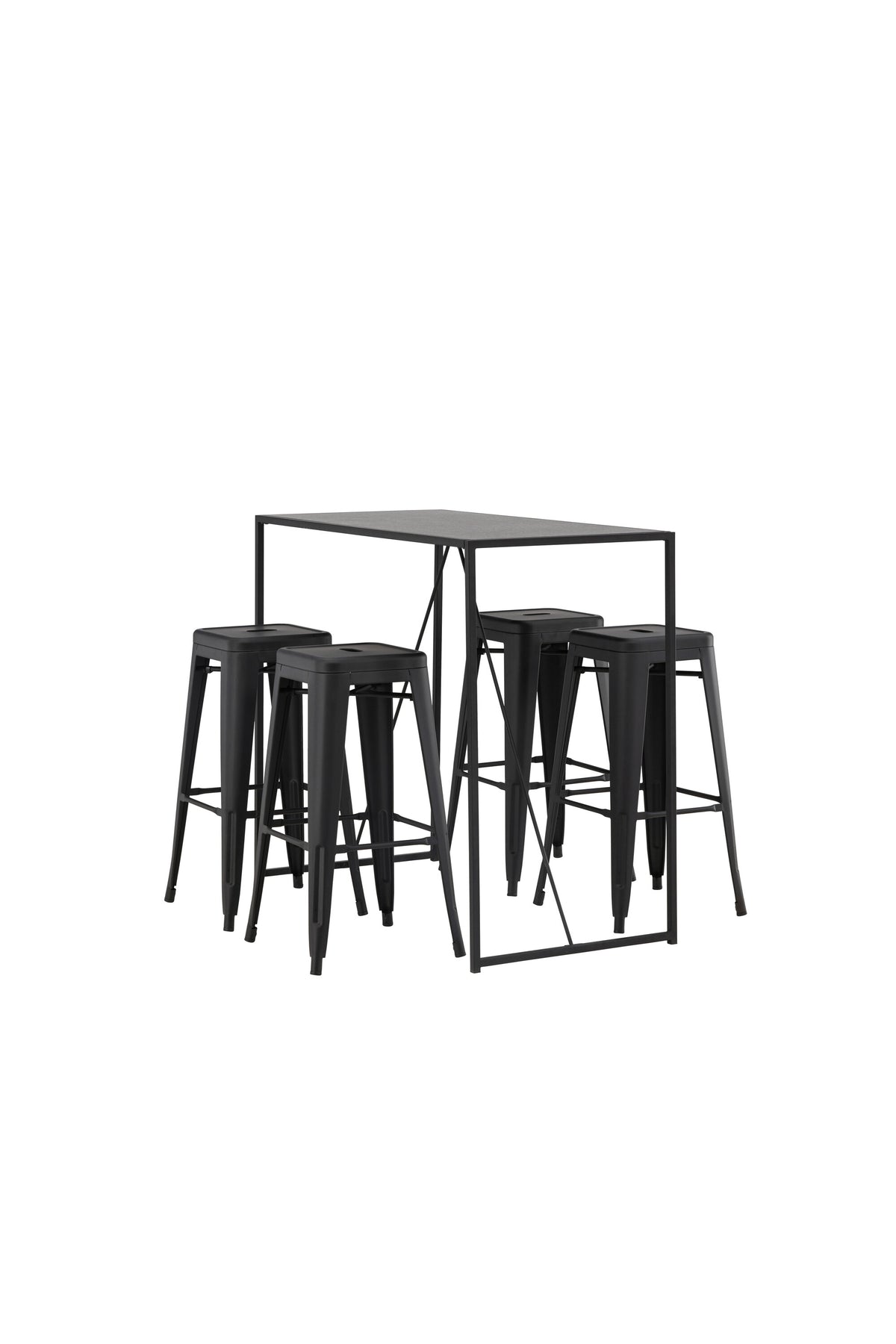 Brea Matbord med Tempe Stolarna – Bord: 105x120x60 Stol: 43x76x43
