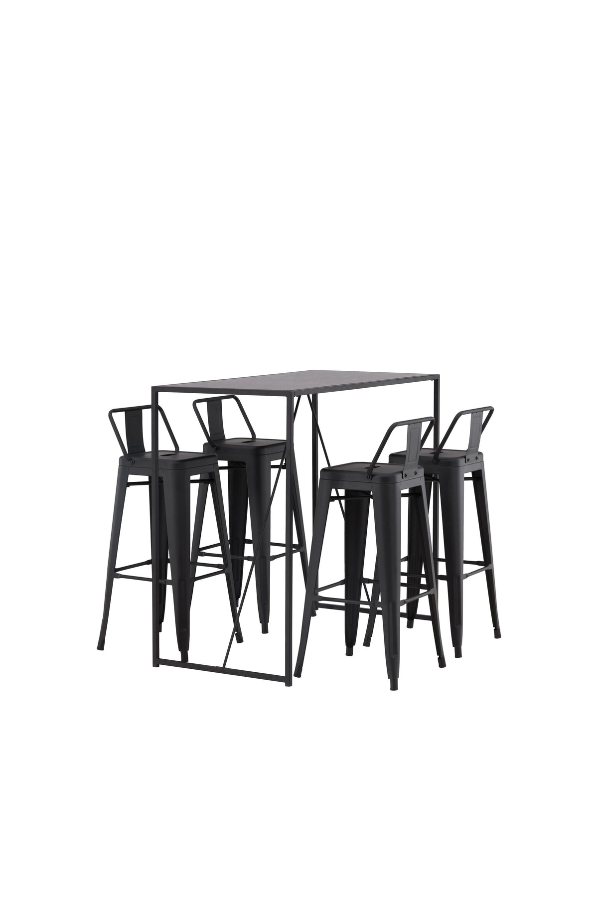 Brea Matbord med Tempe Stolarna – Bord: 105x120x60 Stol: 43x94x43
