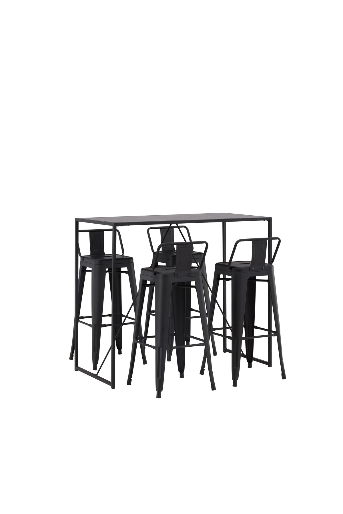 Brea Matbord med Tempe Stolarna – Bord: 105x120x60 Stol: 43x94x43