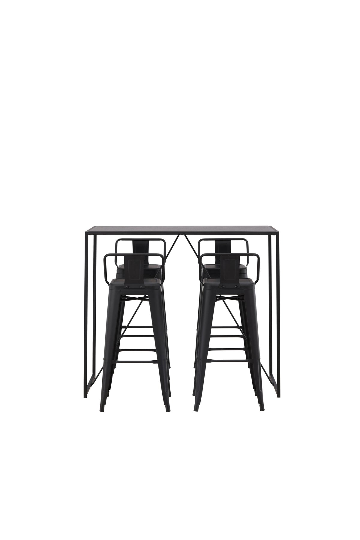 Brea Matbord med Tempe Stolarna – Bord: 105x120x60 Stol: 43x94x43