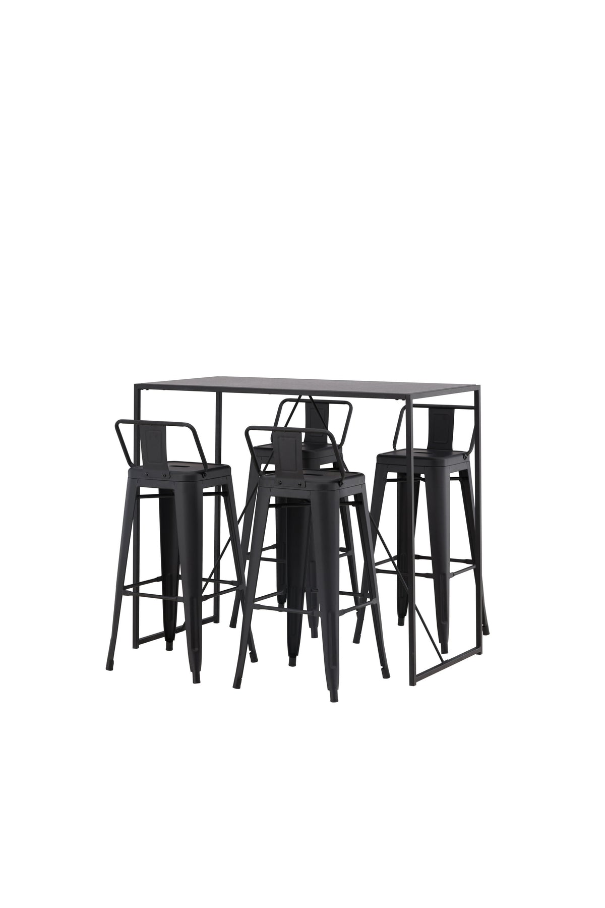 Brea Matbord med Tempe Stolarna – Bord: 105x120x60 Stol: 43x94x43