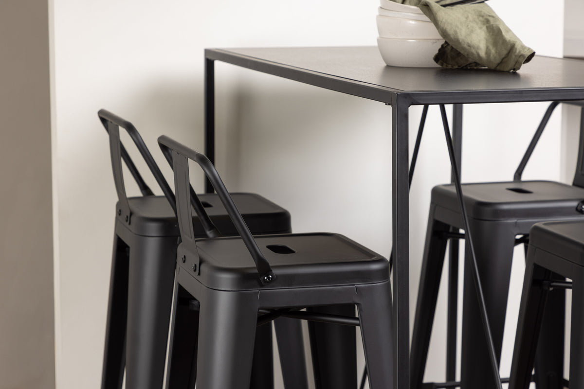 Brea Matbord med Tempe Stolarna – Bord: 105x120x60 Stol: 43x94x43