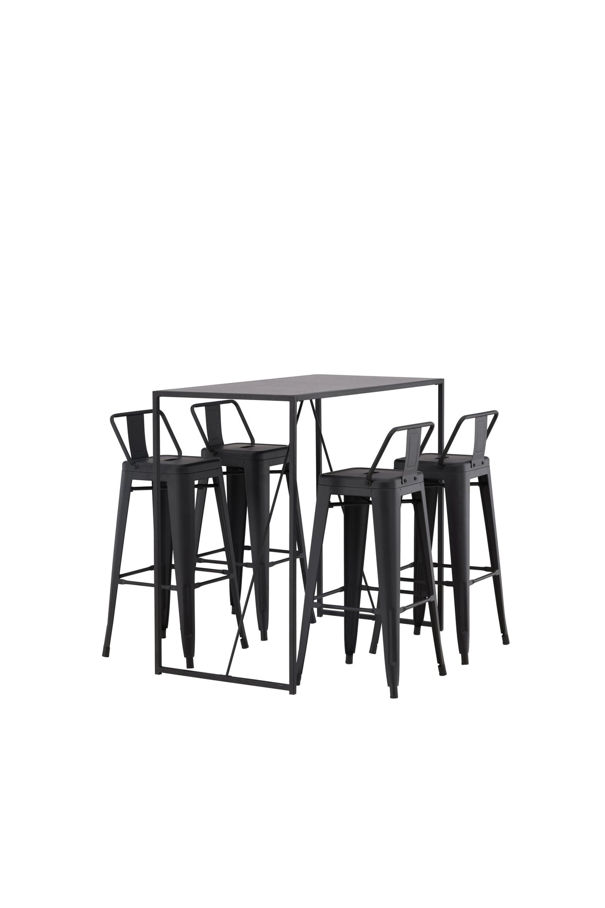 Brea Matbord med Tempe Stolarna – Bord: 105x120x60 Stol: 43x94x43