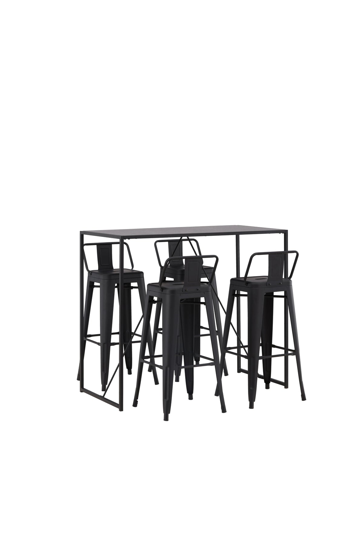 Brea Matbord med Tempe Stolarna – Bord: 105x120x60 Stol: 43x94x43