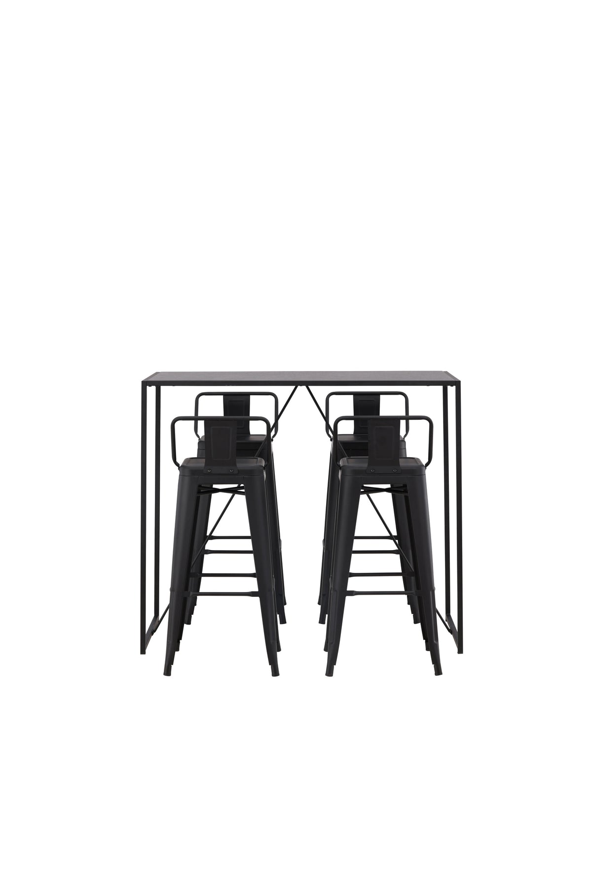 Brea Matbord med Tempe Stolarna – Bord: 105x120x60 Stol: 43x94x43
