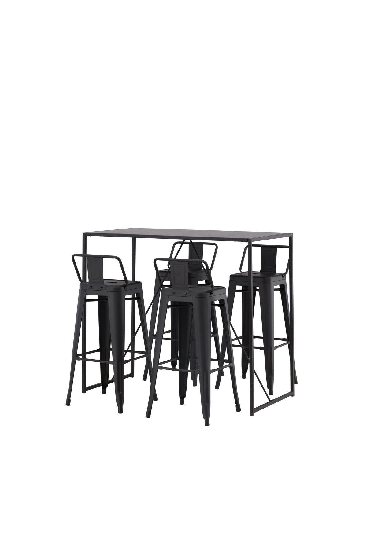 Brea Matbord med Tempe Stolarna – Bord: 105x120x60 Stol: 43x94x43