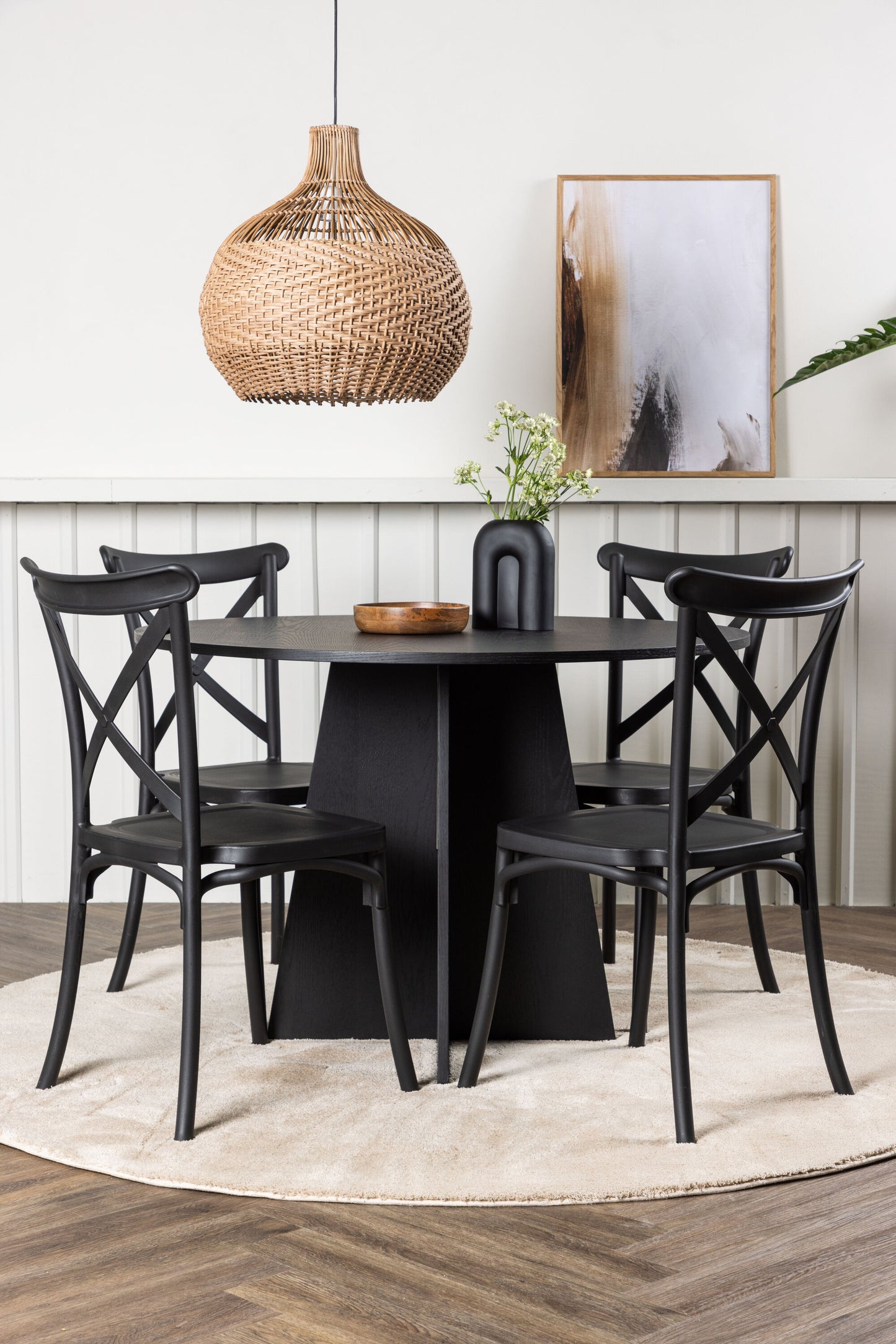 Bootcut Matbord med Crosett Stolarna Matgrupp