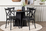 Bootcut Matbord med Crosett Stolarna