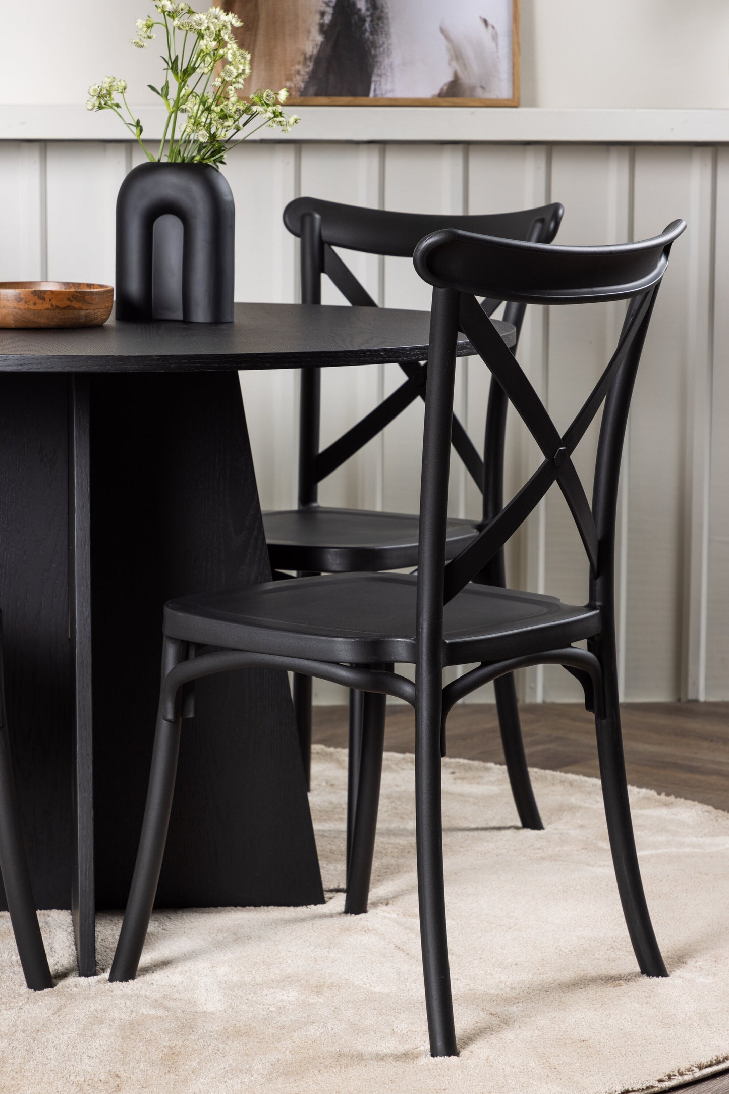 Bootcut Matbord med Crosett Stolarna Matgrupp