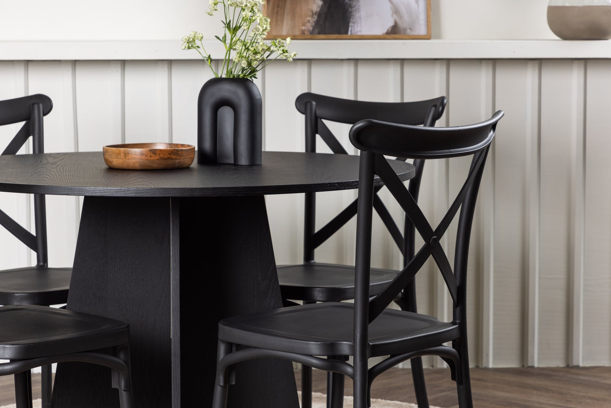 Bootcut Matbord med Crosett Stolarna Matgrupp