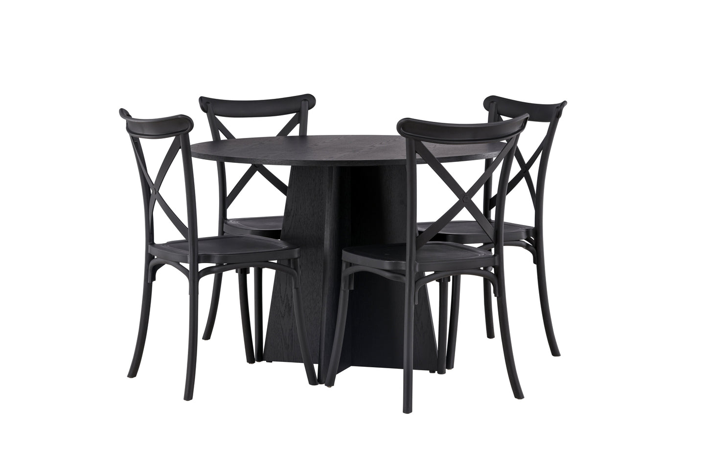 Bootcut Matbord med Crosett Stolarna Matgrupp