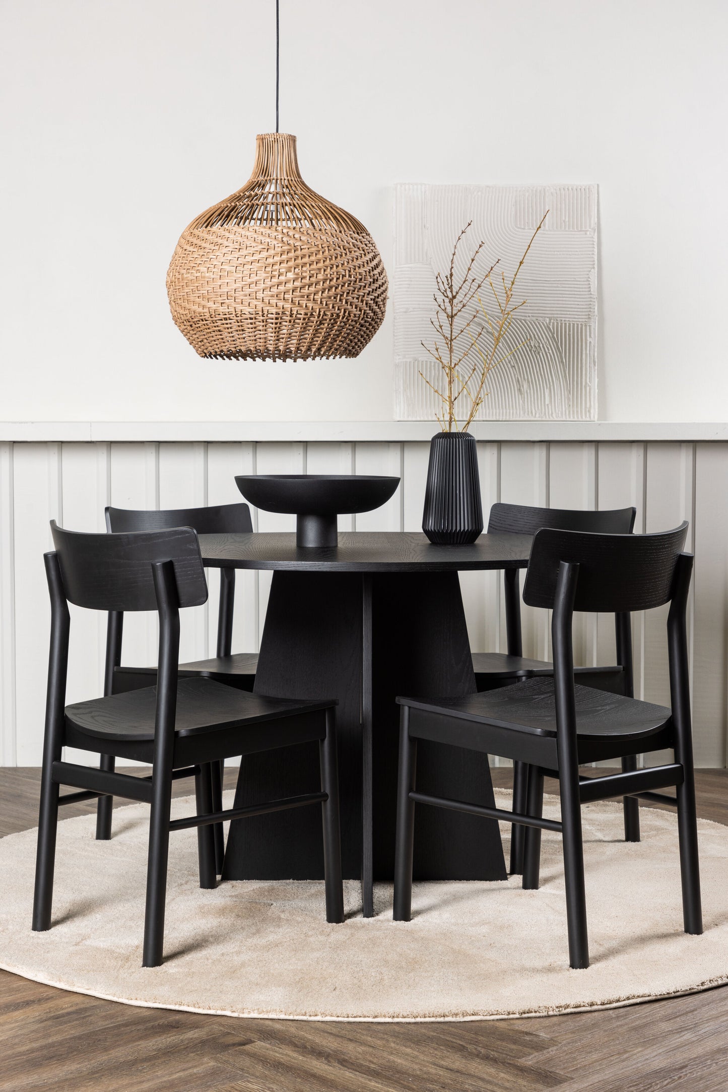 Bootcut Matbord med Montros Stolarna Matgrupp