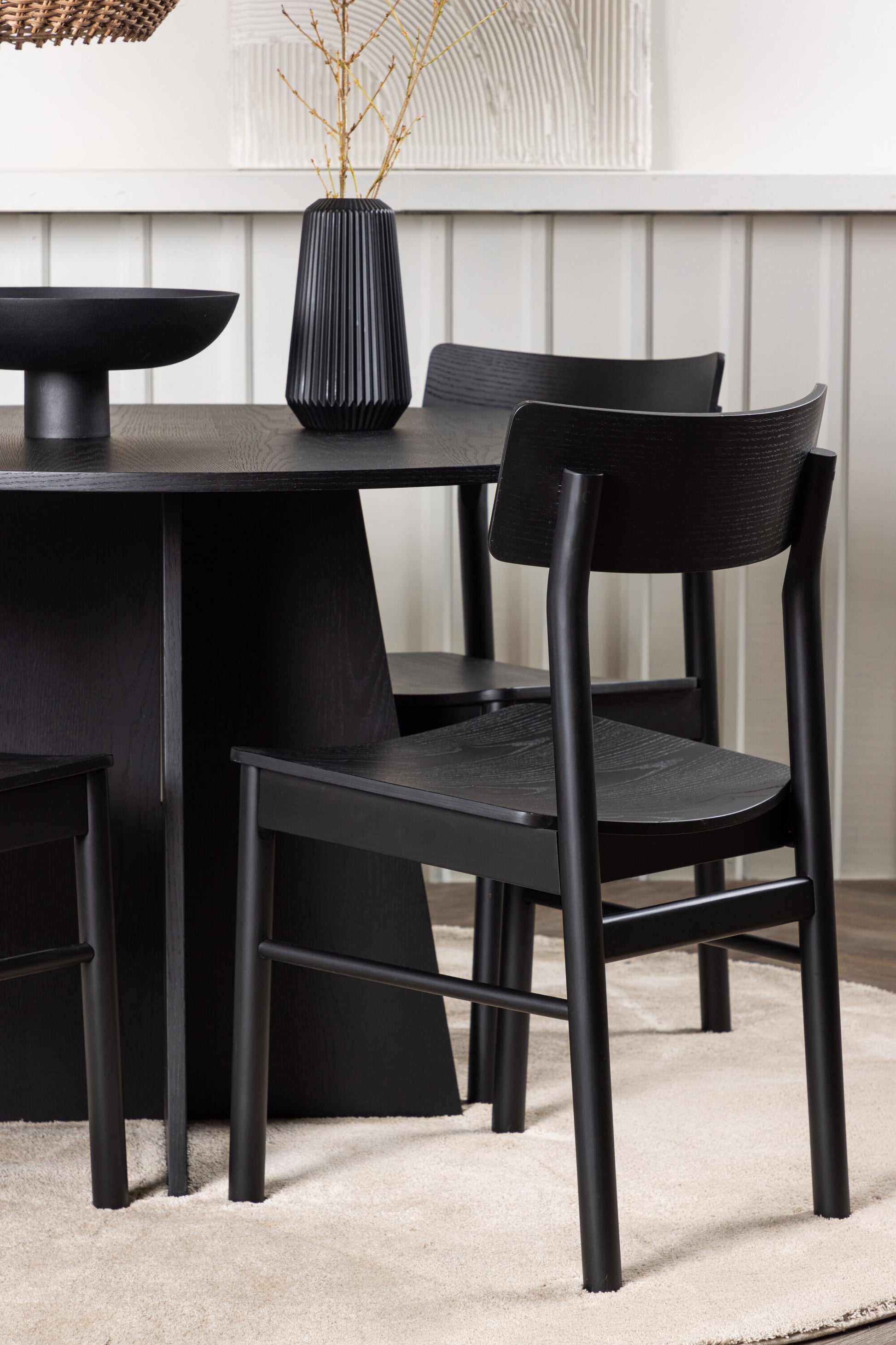 Bootcut Matbord med Montros Stolarna Matgrupp