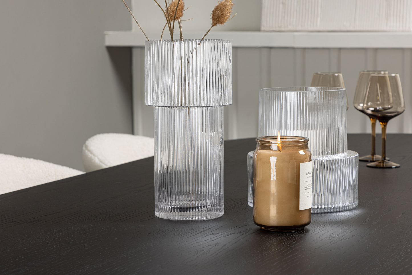 Bootcut Matbord med Chico Stolarna Matgrupp