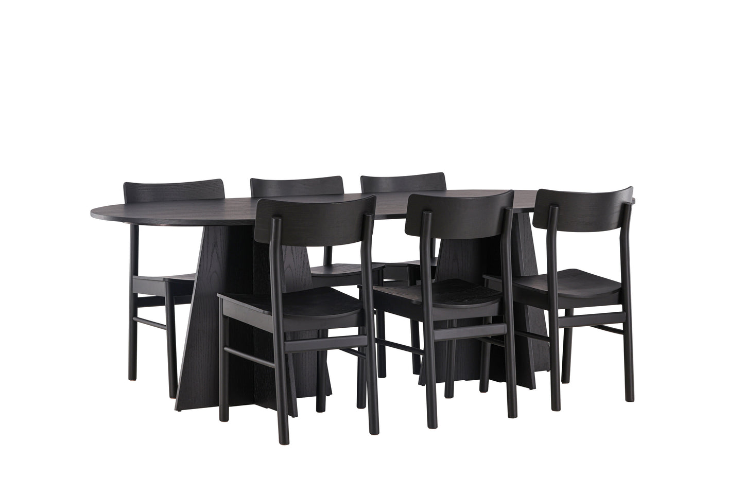 Bootcut Matbord med Montros Stolarna Matgrupp