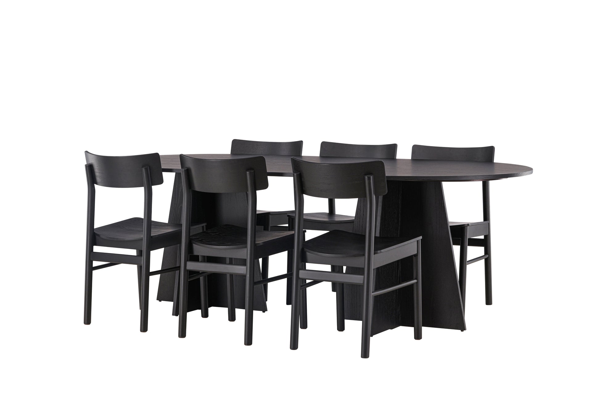 Bootcut Matbord med Montros Stolarna Matgrupp