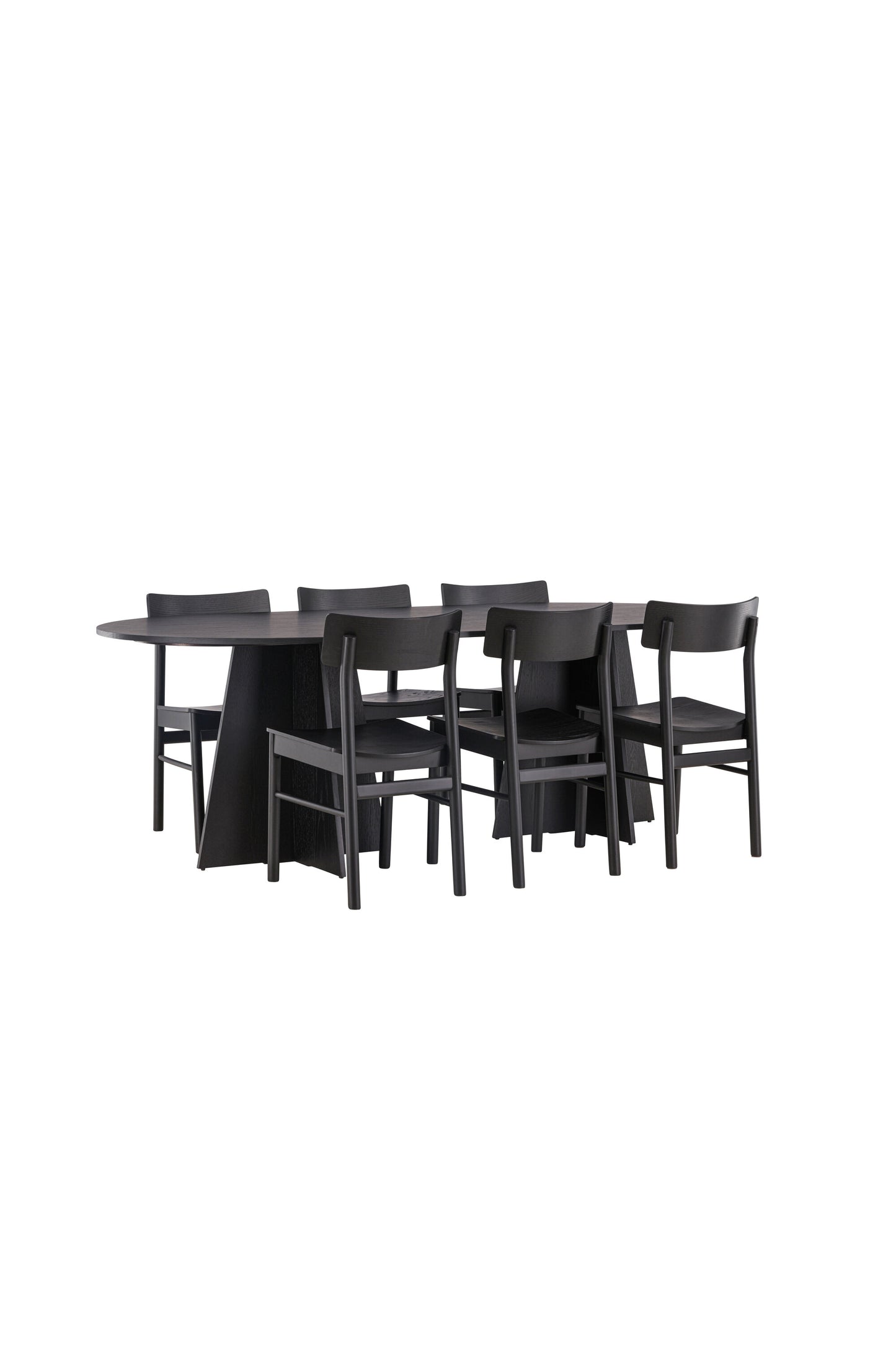Bootcut Matbord med Montros Stolarna Matgrupp