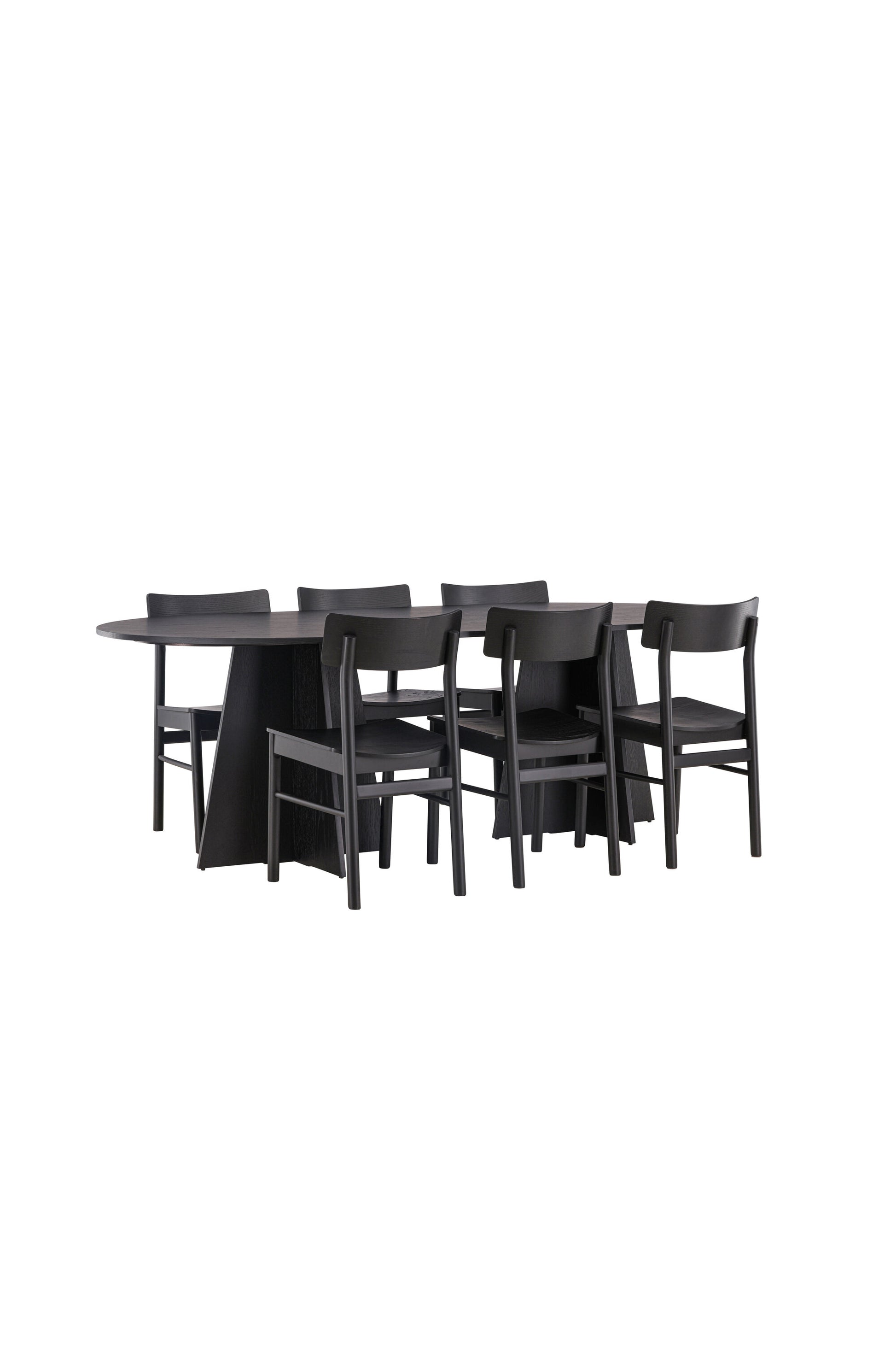 Bootcut Matbord med Montros Stolarna Matgrupp