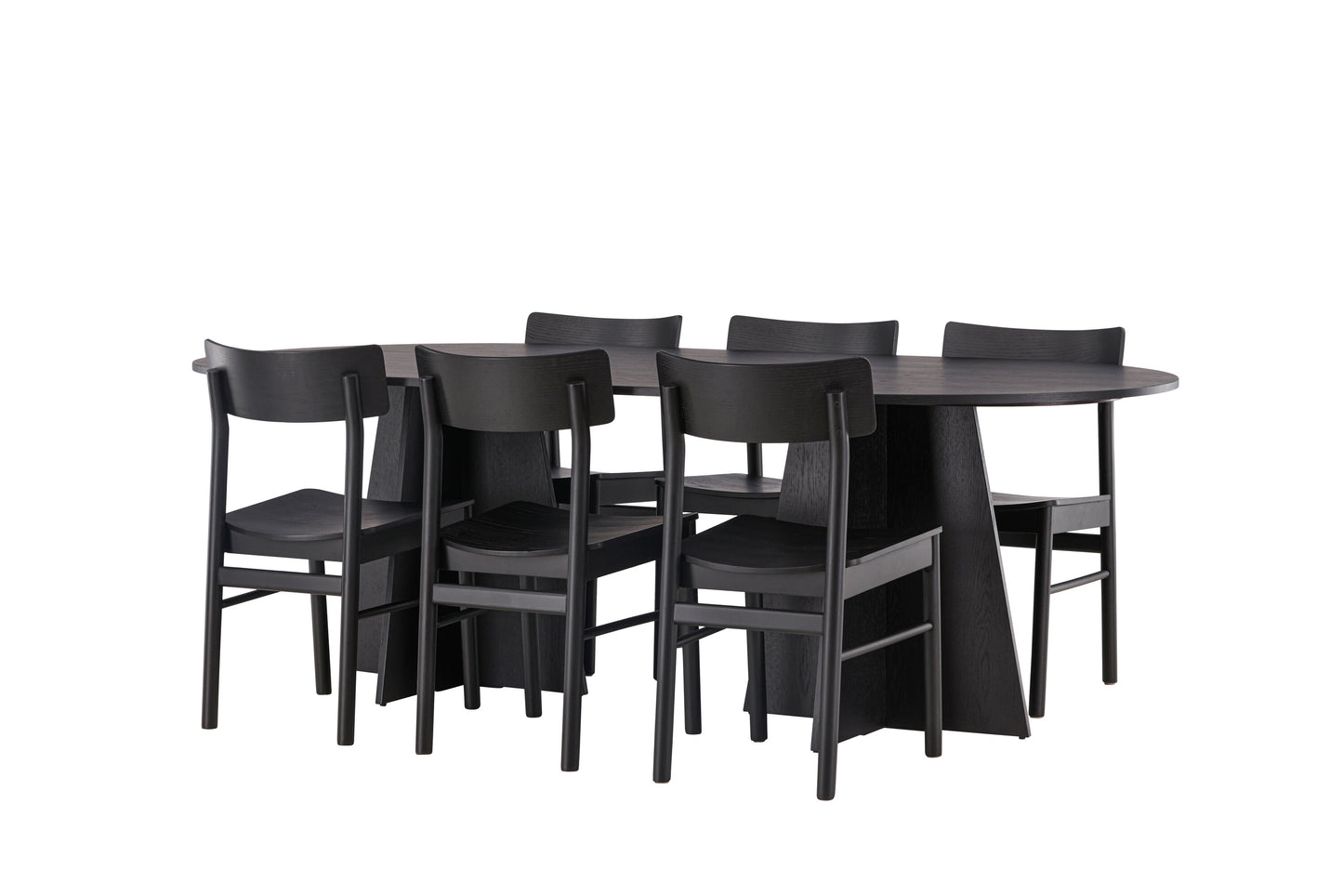 Bootcut Matbord med Montros Stolarna Matgrupp