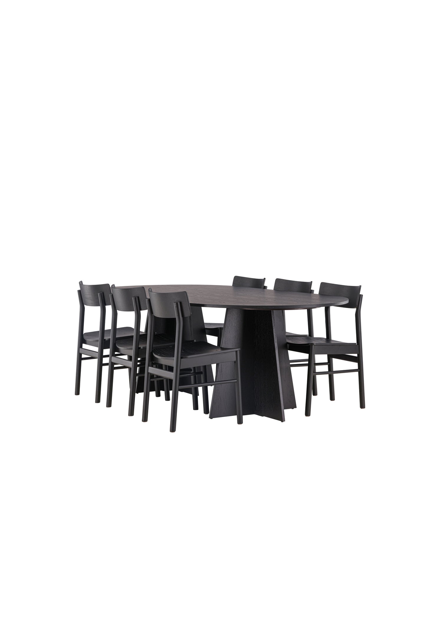 Bootcut Matbord med Montros Stolarna Matgrupp