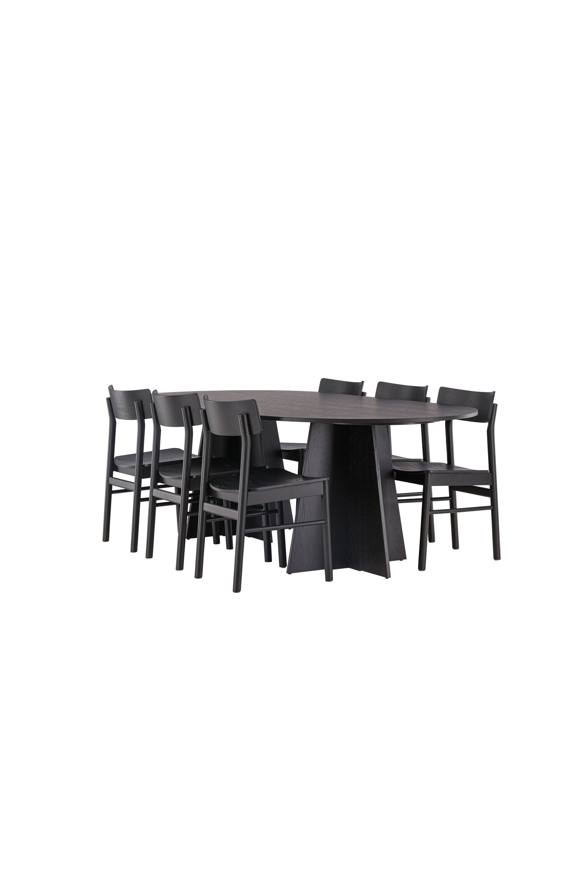 Bootcut Matbord med Montros Stolarna Matgrupp
