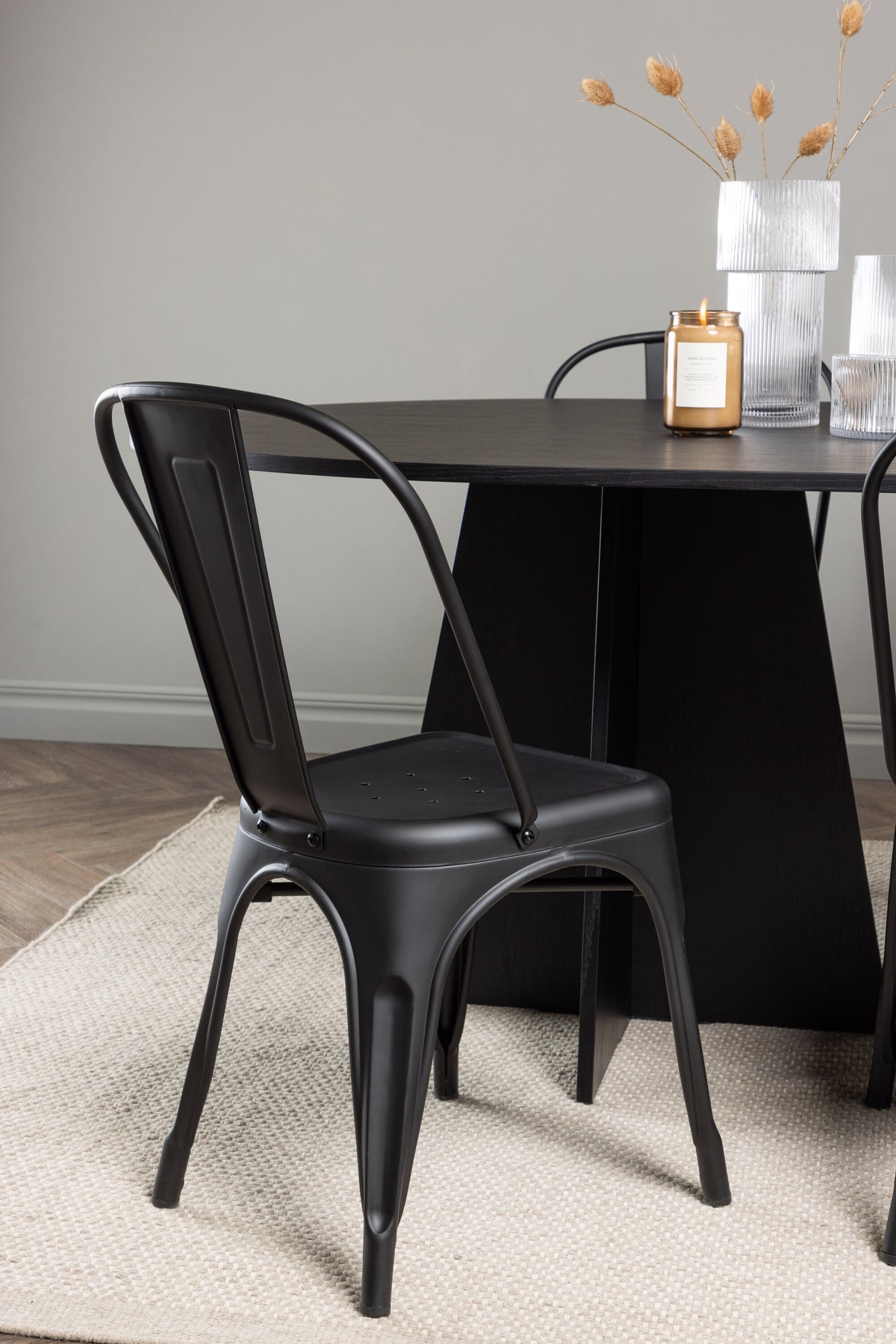 Bootcut Matbord med Tempe Stolarna – 115x230