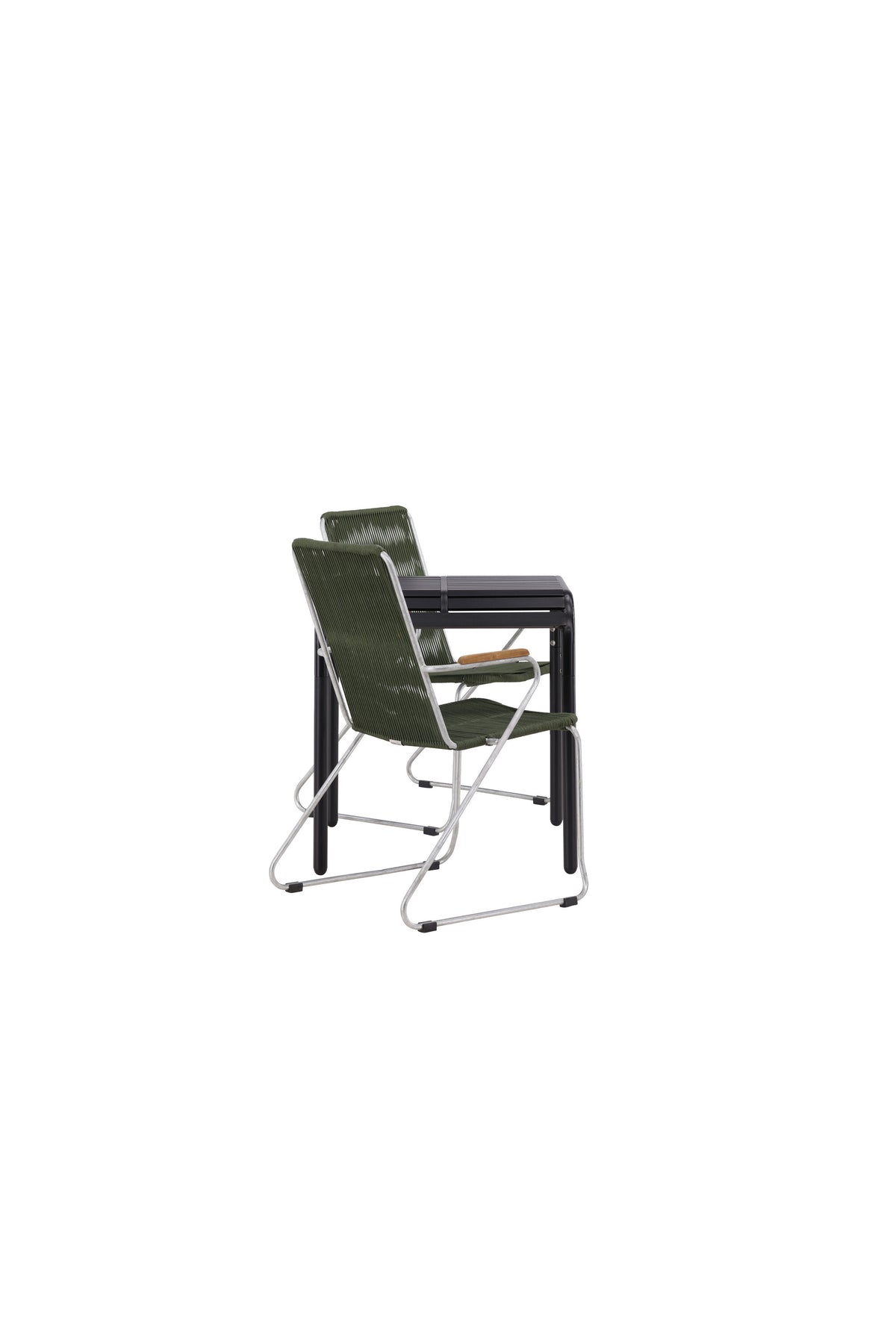 Borneo Rektangulär Matgrupp – Bord: 75x70x70 Stol: 63x93x60