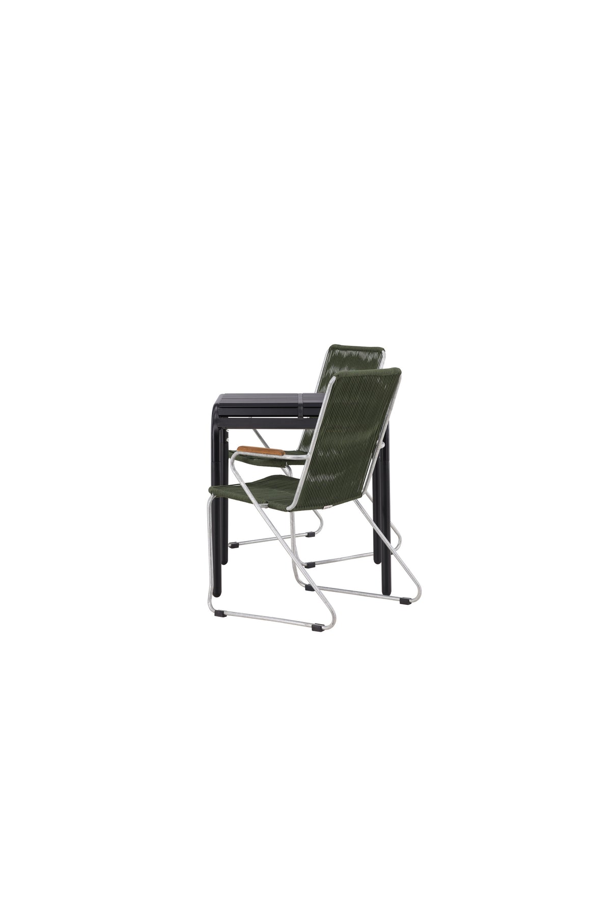 Borneo Rektangulär Matgrupp – Bord: 75x70x70 Stol: 63x93x60
