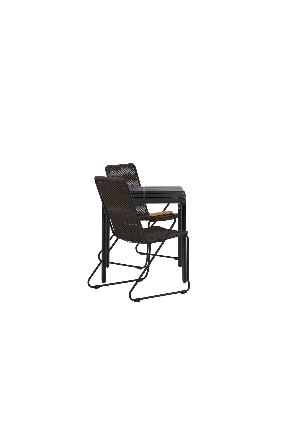 Borneo Rektangulär Matgrupp – Bord: 75x70x70 Stol: 63x93x60