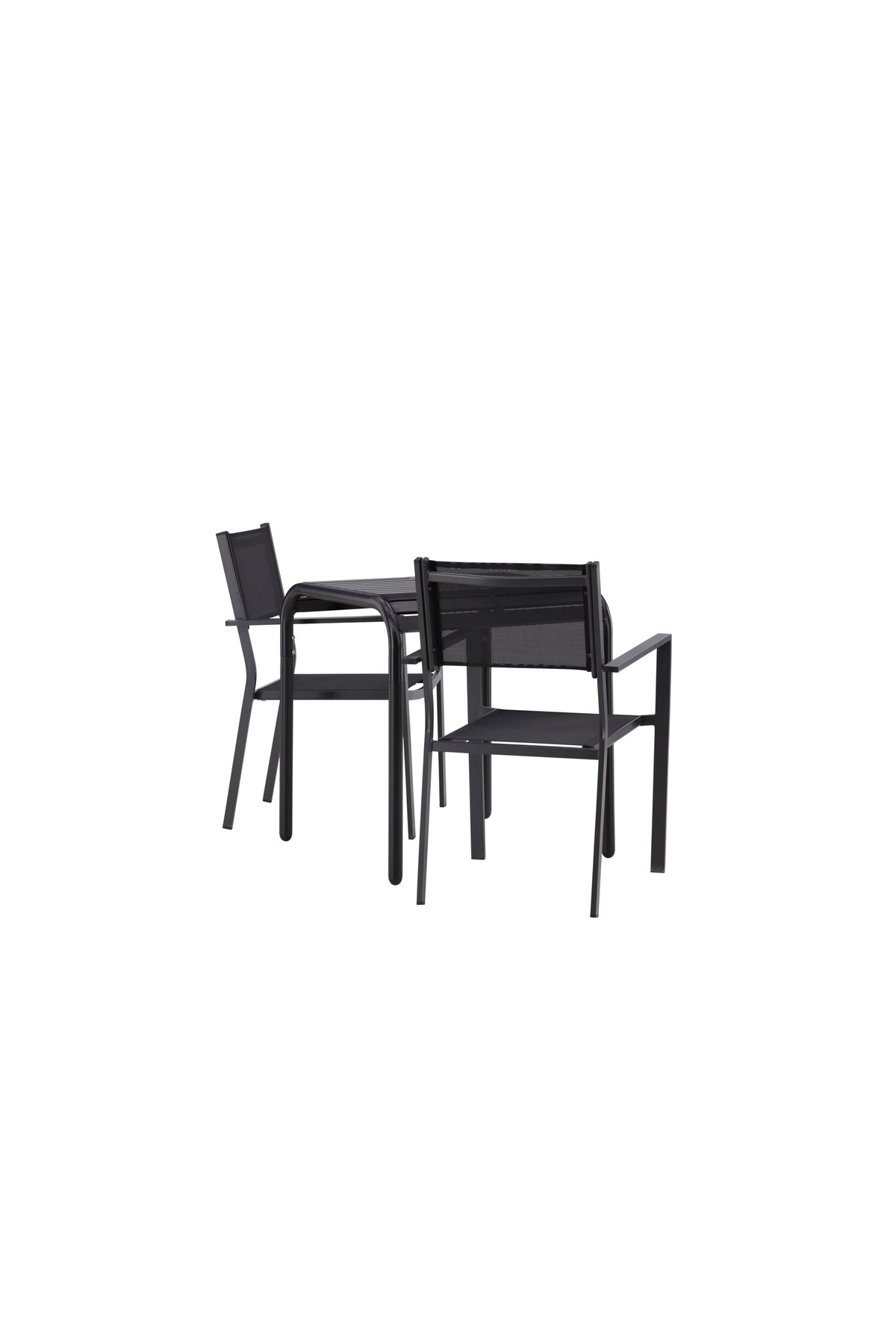 Borneo Rektangulär Matgrupp – Bord: 75x70x70 Stol: 60,5x88x56,5