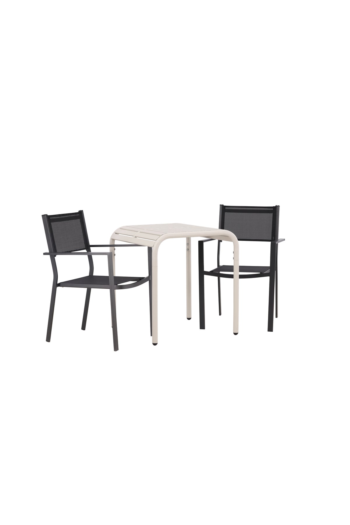 Borneo Rektangulär Matgrupp – Bord: 75x70x70 Stol: 60,5x88x56,5