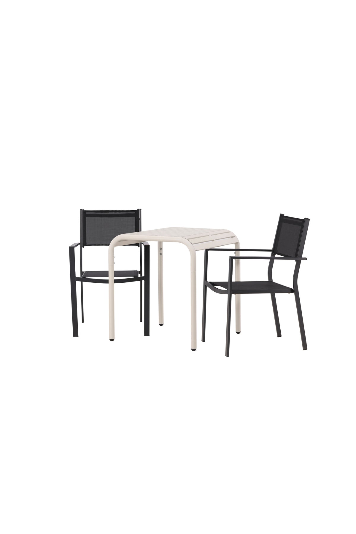 Borneo Rektangulär Matgrupp – Bord: 75x70x70 Stol: 60,5x88x56,5