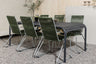 Borneo Matbord med Bois Stolarna – Bord: 75x200x100 Stol: 63x93x60