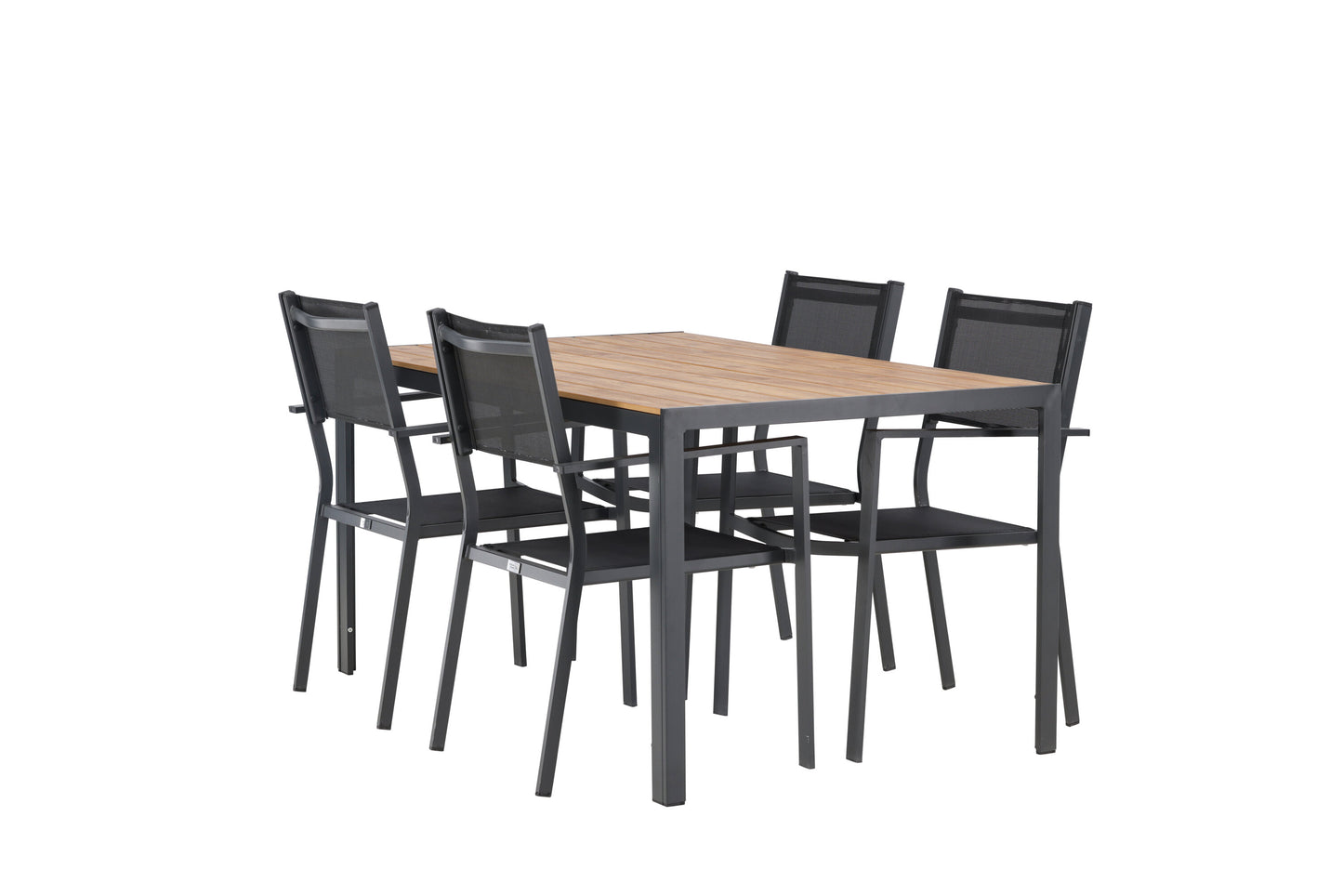Break Matbord med Copacabana Stolarna – Bord: 74x150x90 Stol: 60,5x88x56,5
