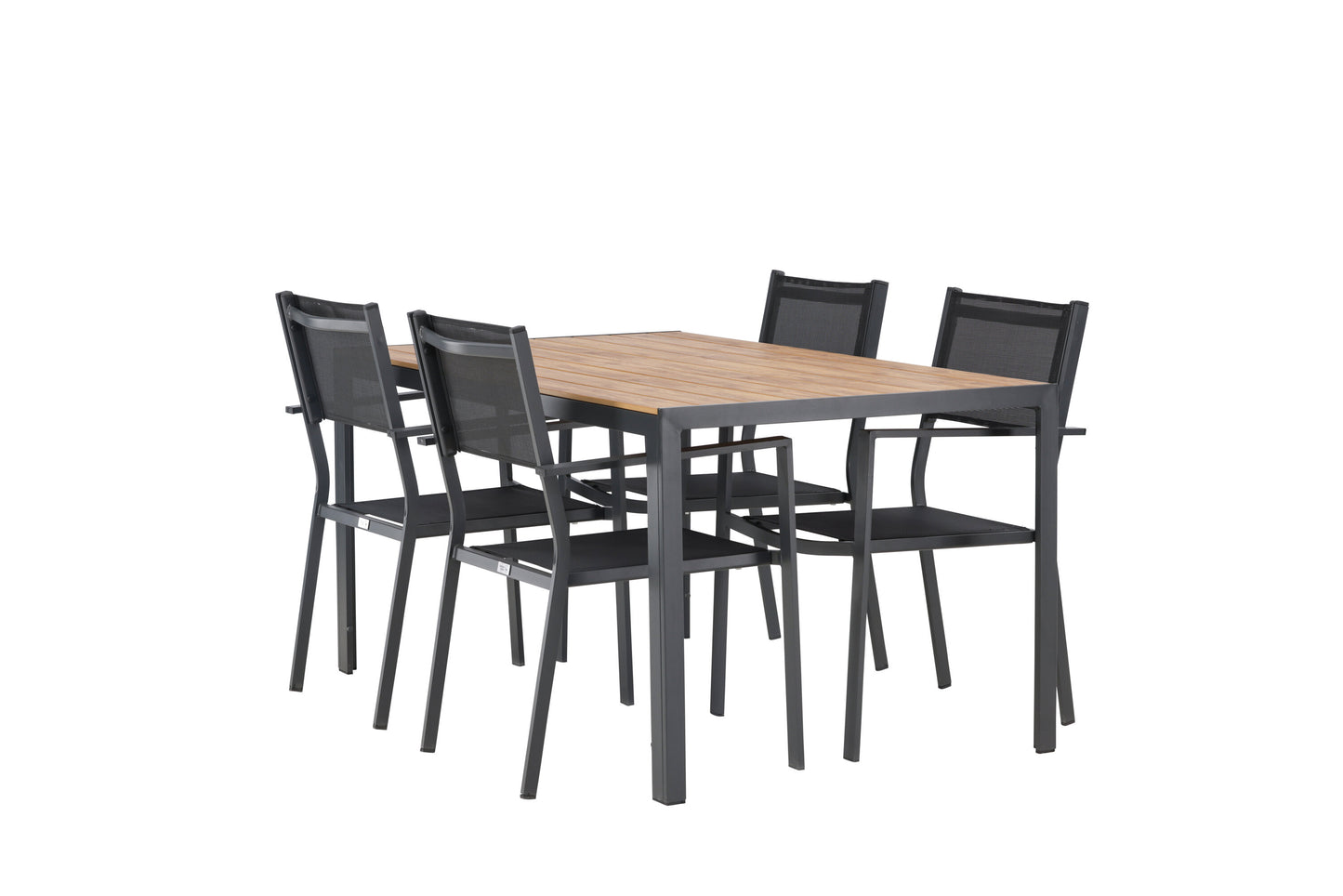 Break Matbord med Copacabana Stolarna – Bord: 74x150x90 Stol: 60,5x88x56,5