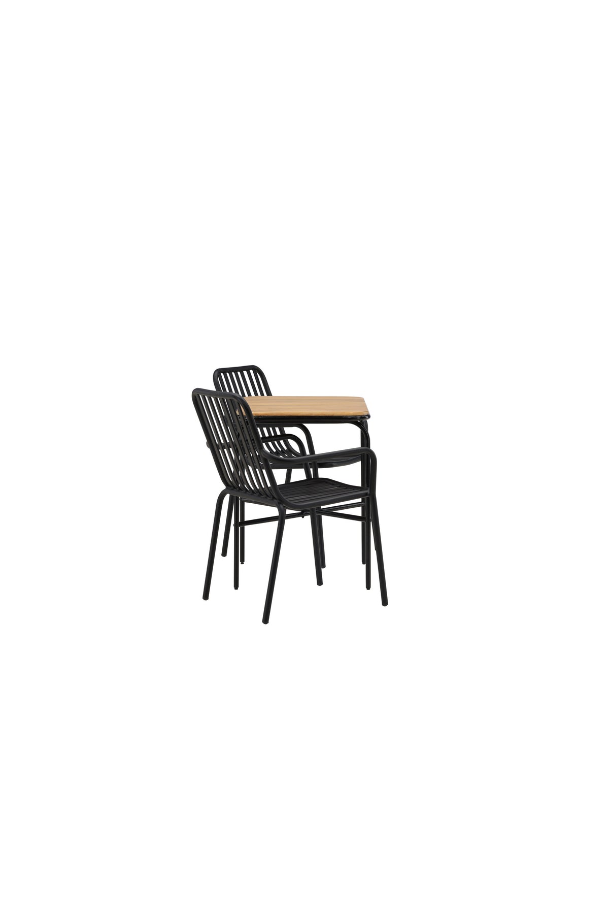 Holmbeck Rektangulär Matgrupp – Bord: 74x70x88 Stol: 64x85x57