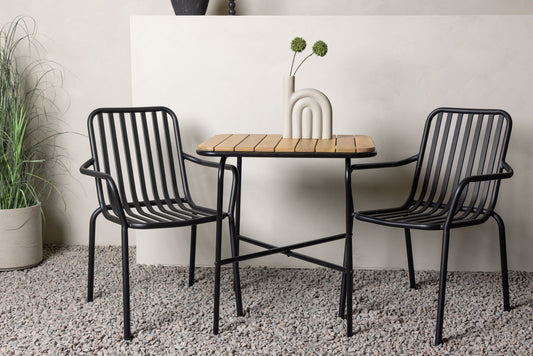 Holmbeck Rektangulär Matgrupp – Bord: 74x70x88 Stol: 64x85x57