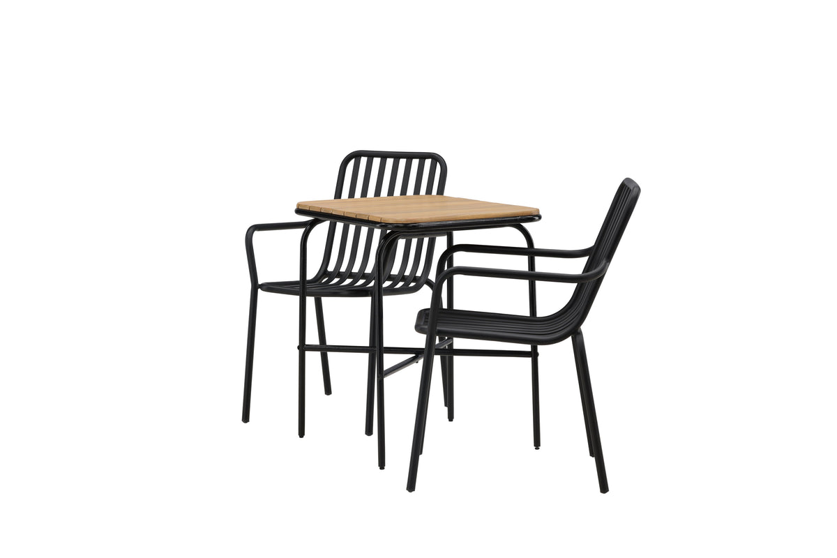 Holmbeck Rektangulär Matgrupp – Bord: 74x70x88 Stol: 64x85x57