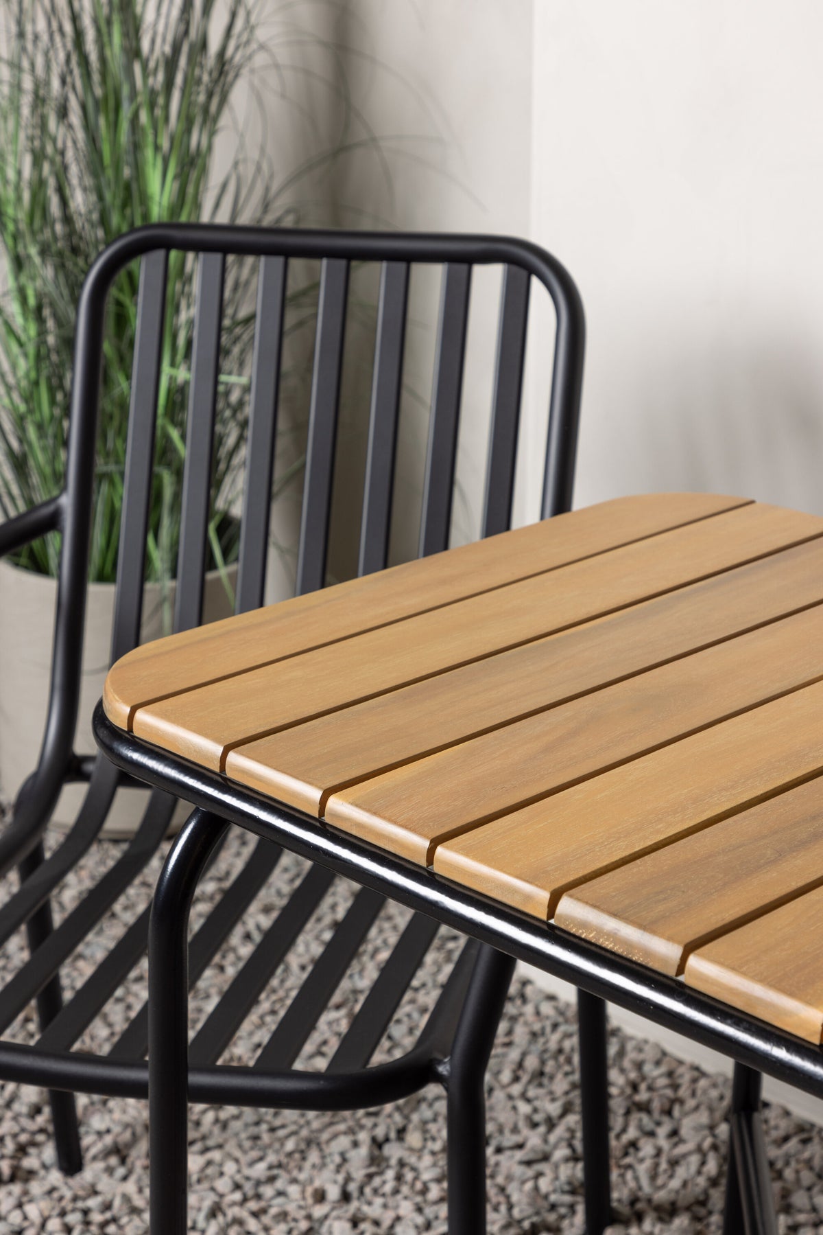 Holmbeck Rektangulär Matgrupp – Bord: 74x70x88 Stol: 64x85x57