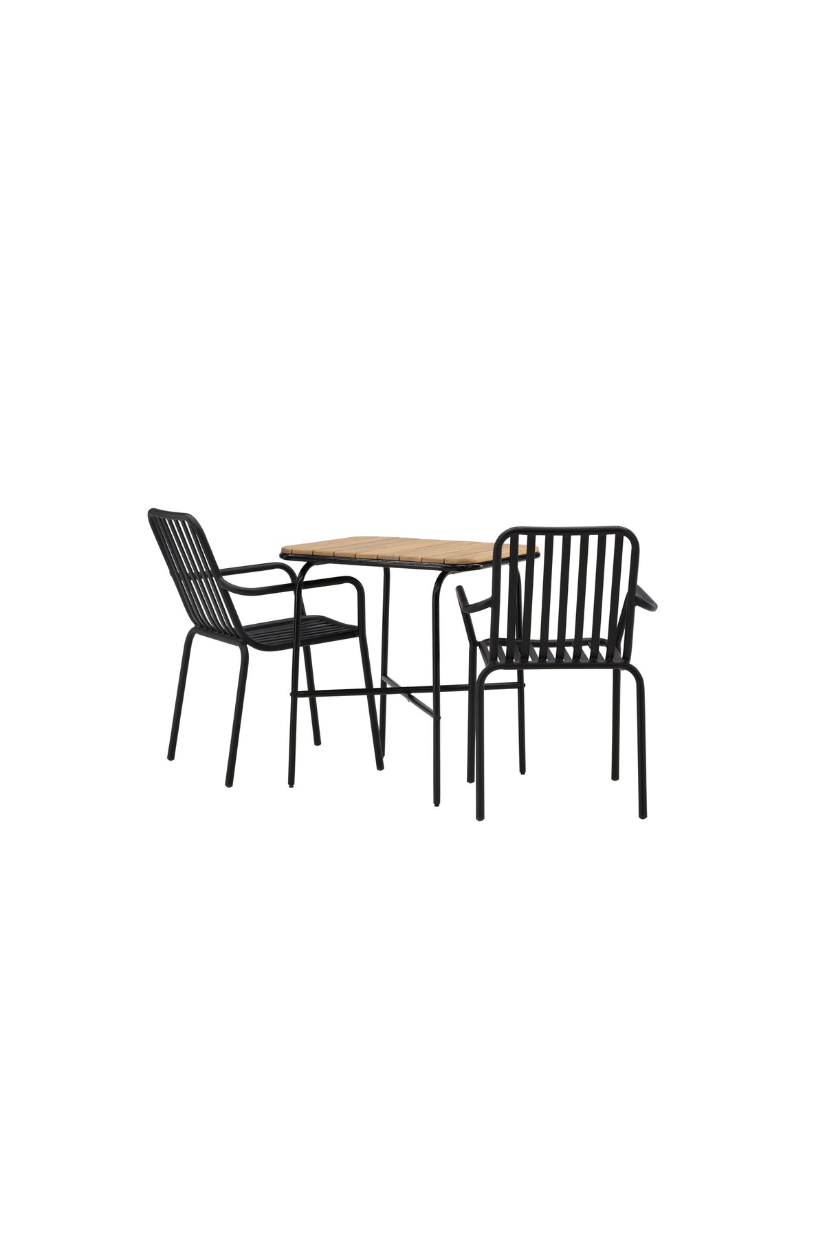 Holmbeck Rektangulär Matgrupp – Bord: 74x70x88 Stol: 64x85x57
