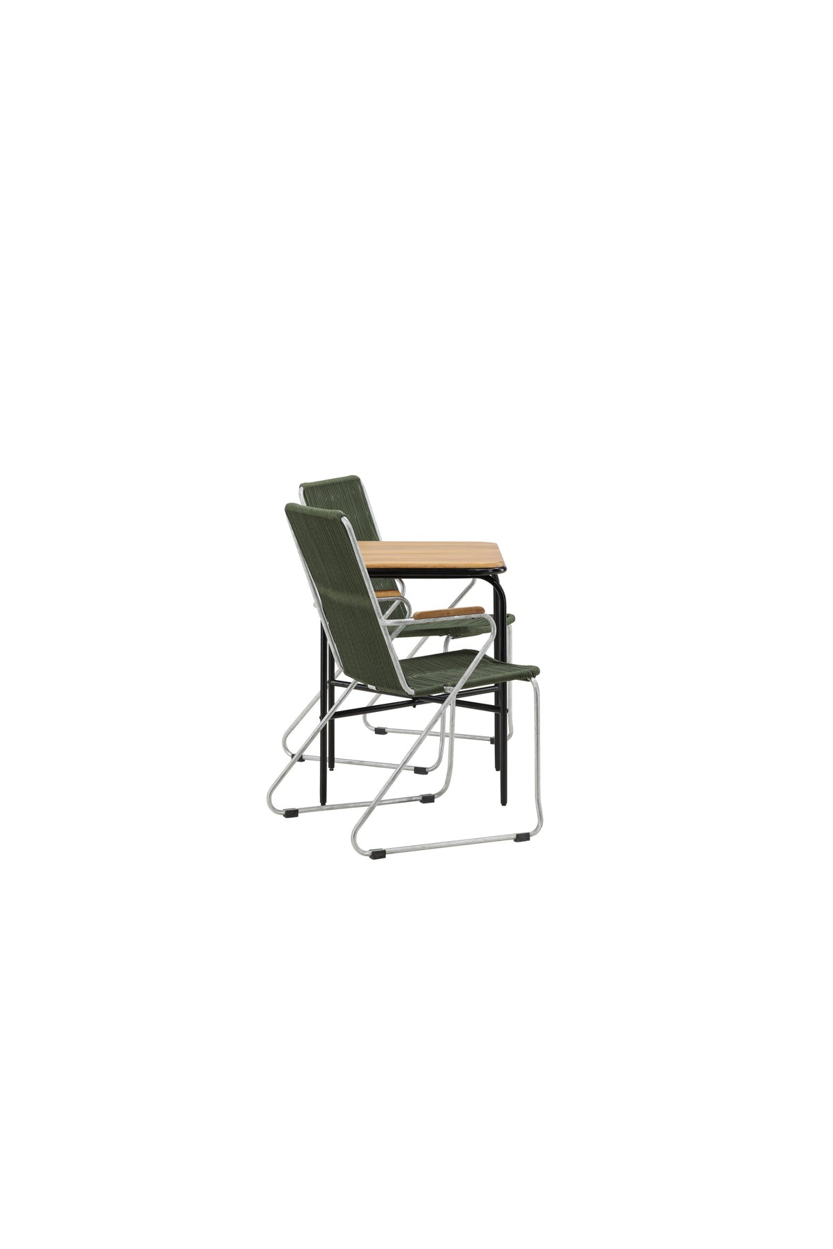 Holmbeck Rektangulär Matgrupp – Bord: 74x70x88 Stol: 63x93x60