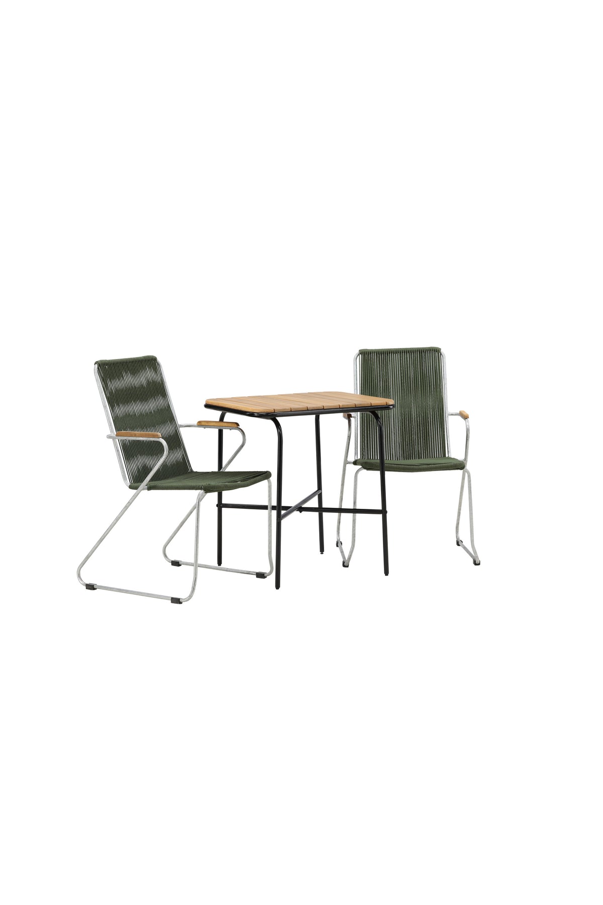 Holmbeck Rektangulär Matgrupp – Bord: 74x70x88 Stol: 63x93x60